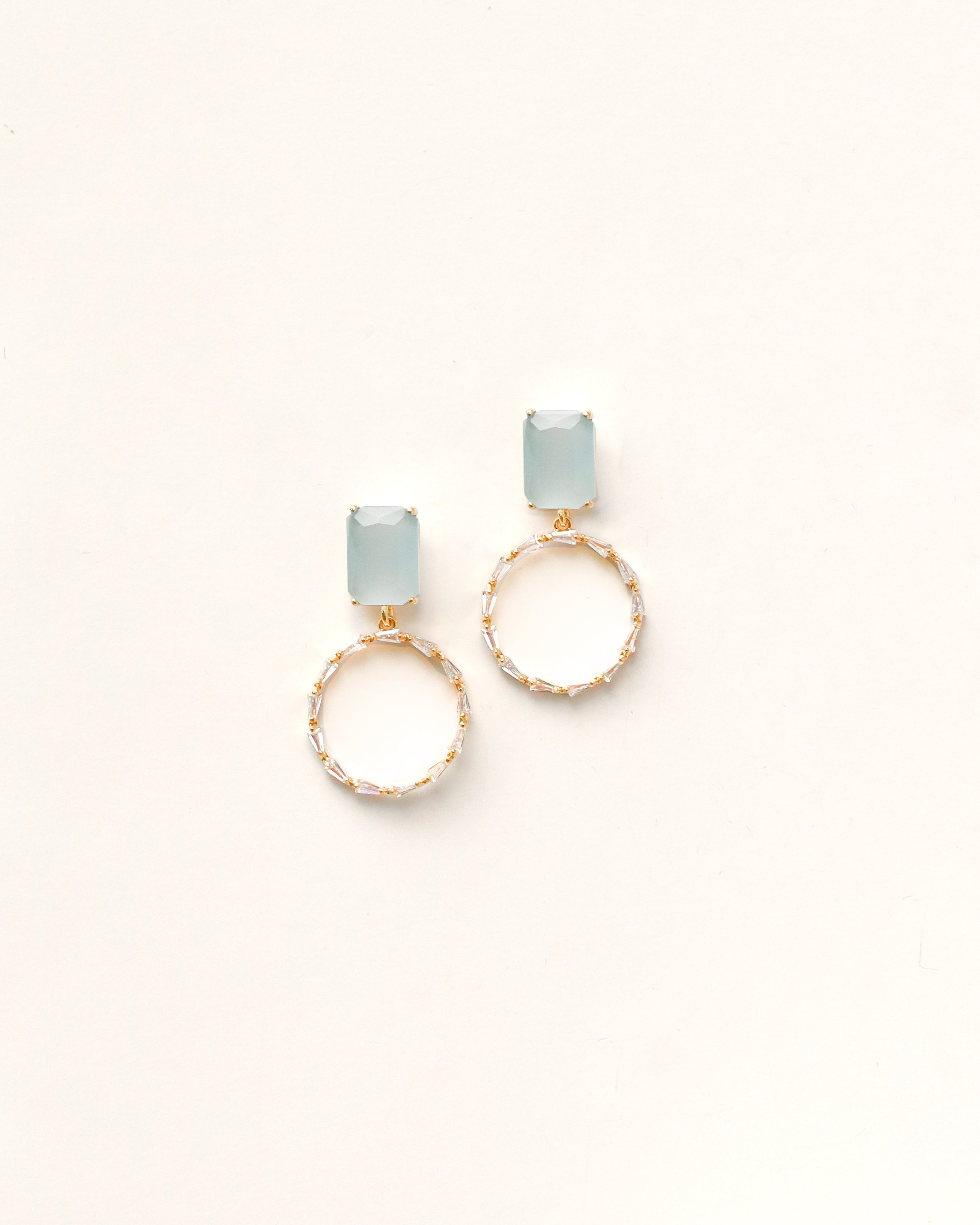 Ice Blue + Glitzy Hoop