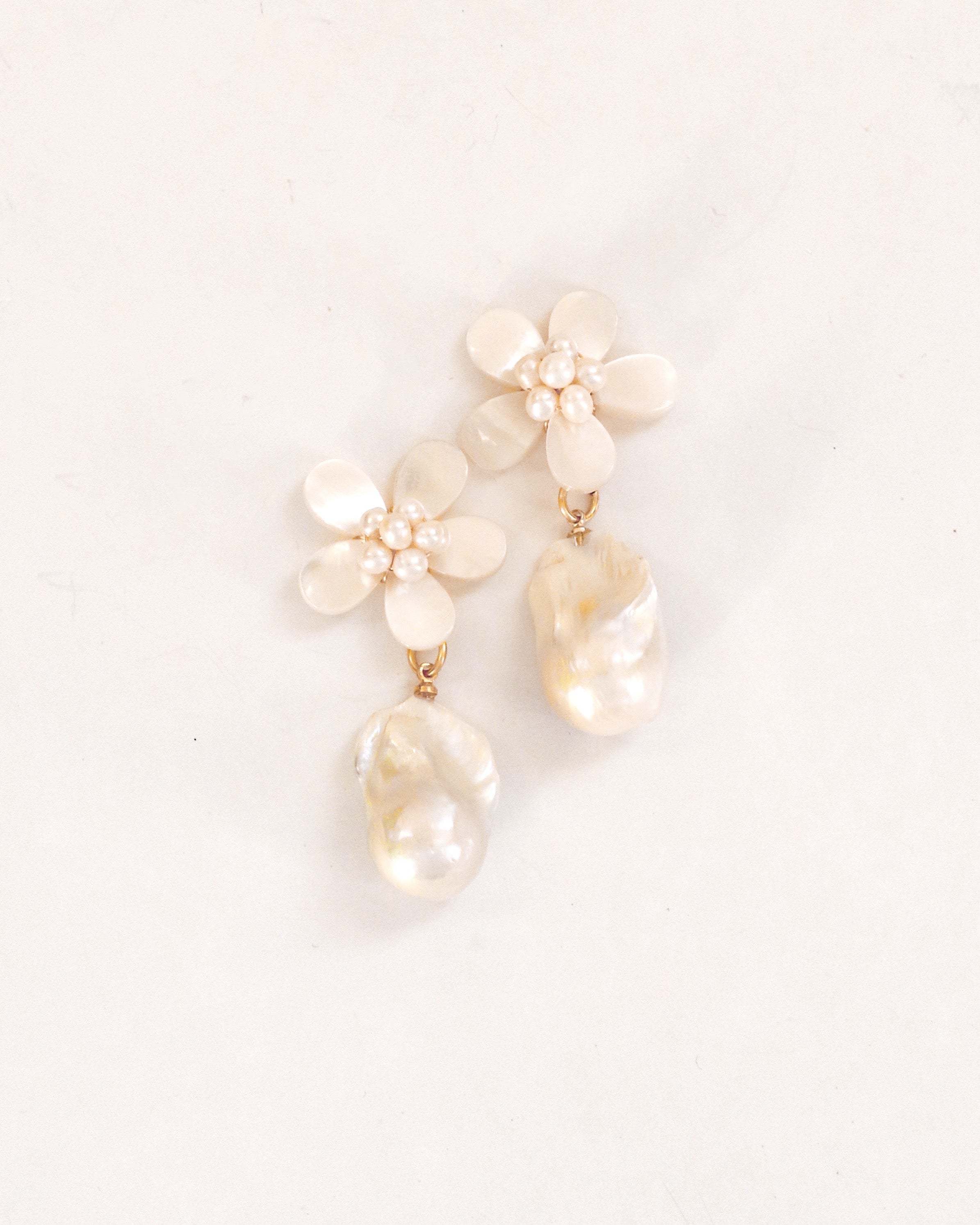 Pearl Flower + Keshi Pearl