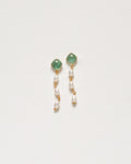 Rhombus Green + 3 Pearl Drop
