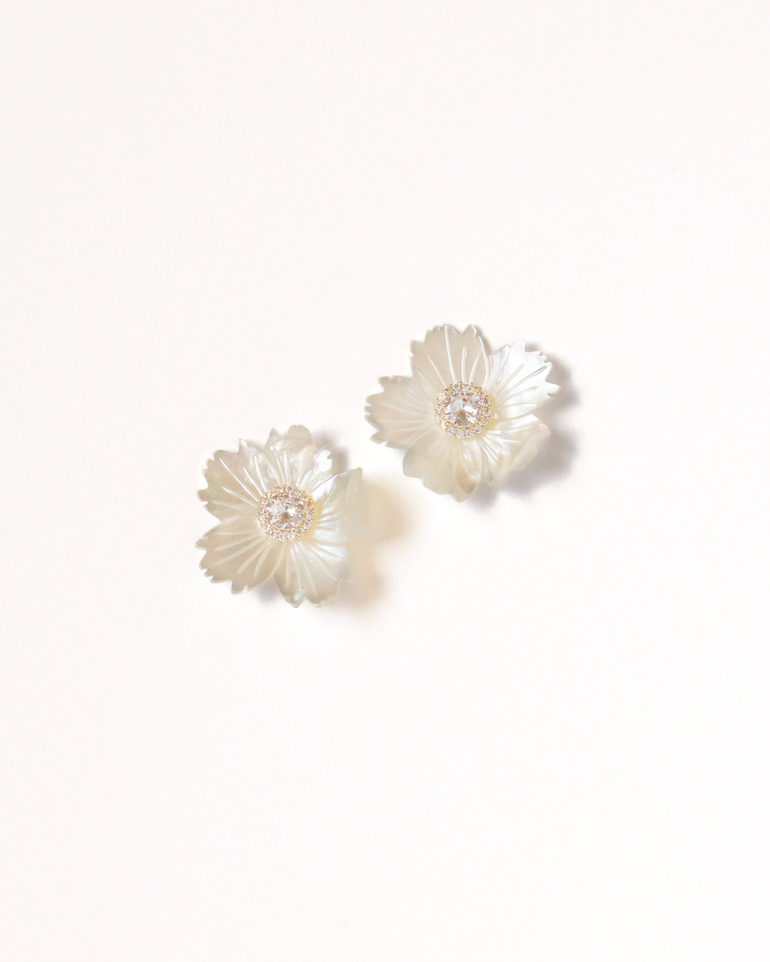 Medium Poppy Glitzy Studs