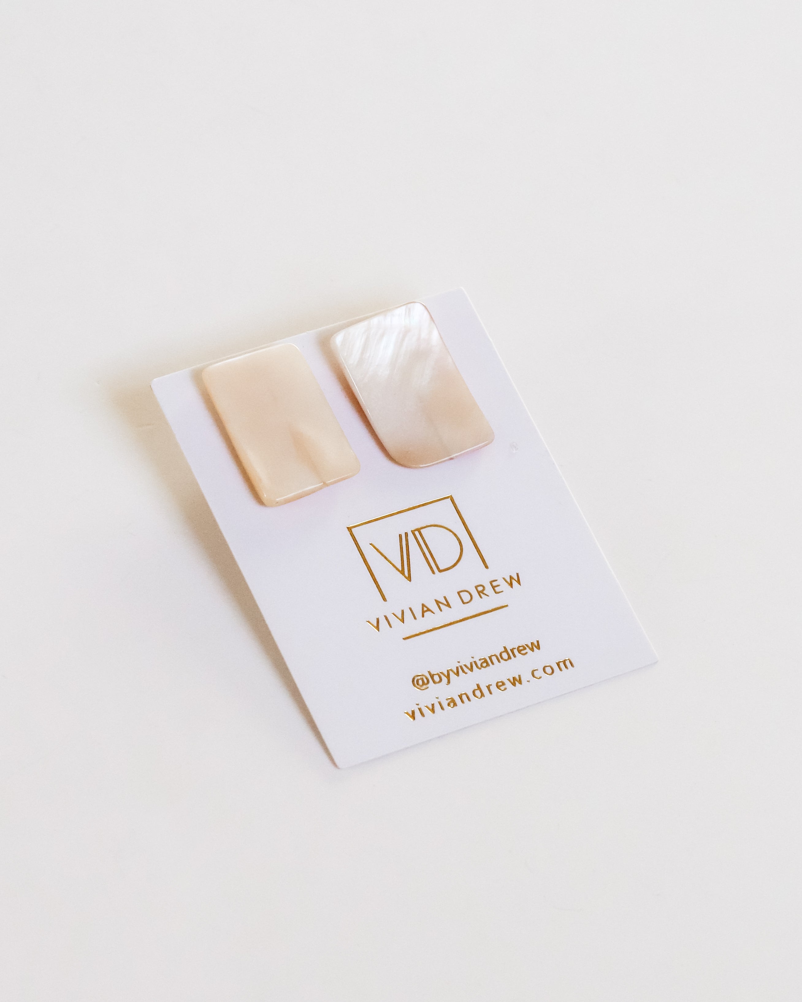 Rectangle Shell Studs
