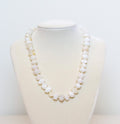 White Moonstone Nugget Necklace