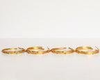 Turquoise Stone Hoop
