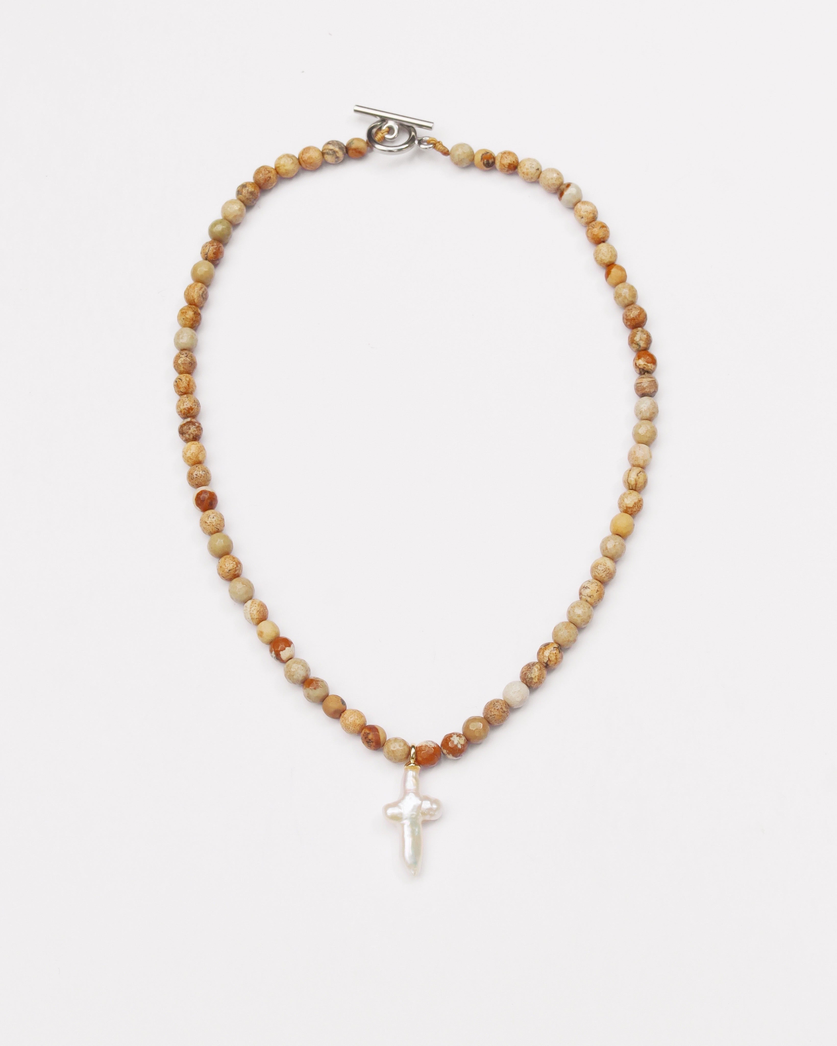 Light Brown Jasper Cross