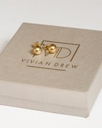 Mini Gold Ball Studs