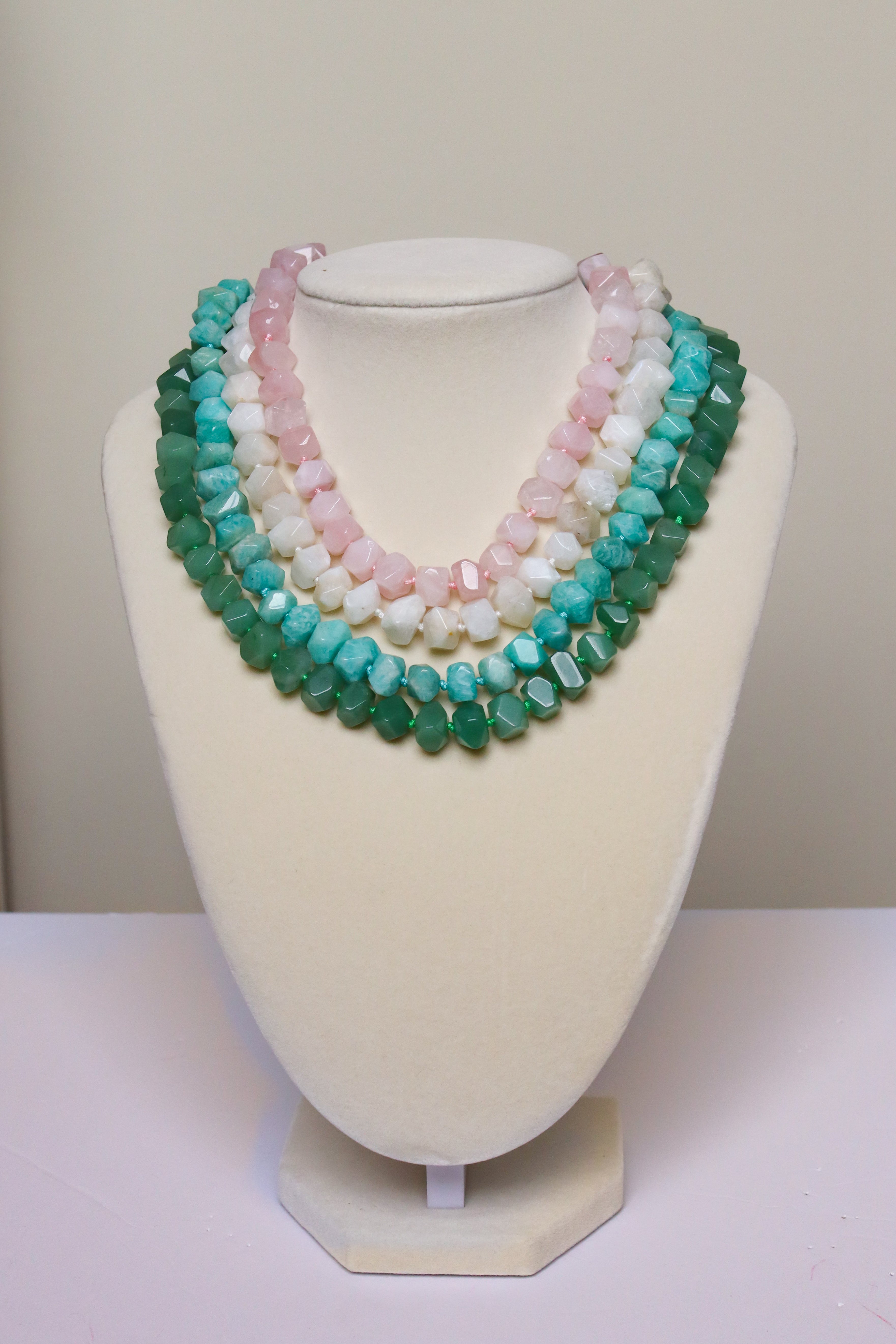 Amazonite Nugget Necklace