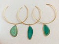 Green Agate Collar necklace