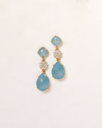 Statement Blue Glitzy Drop