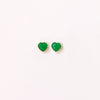 Green Heart Studs