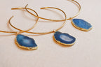 Blue Agate Collar Necklace