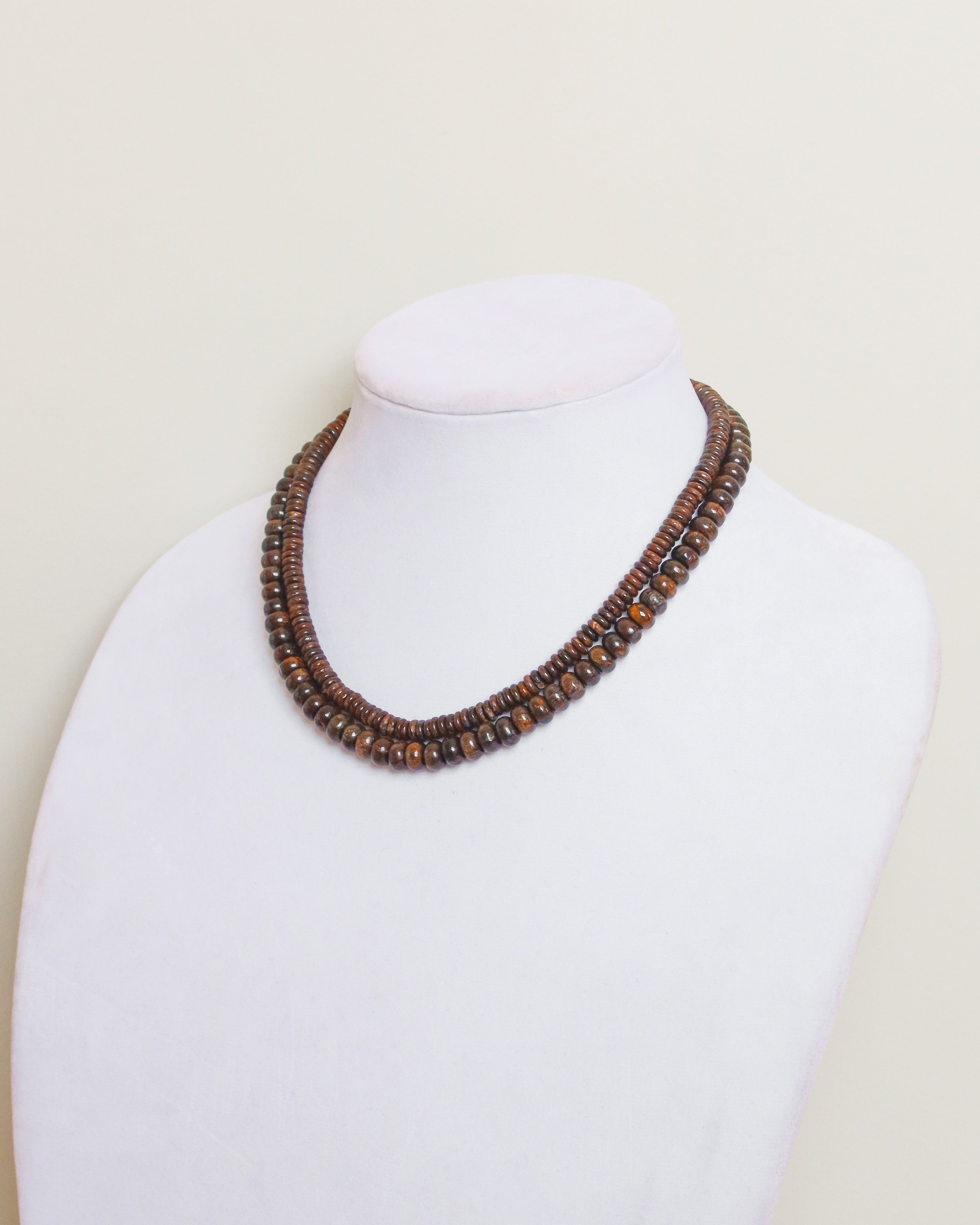 Chocolate Jasper Double Strand