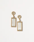Glitzy White Cat Eye