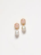 Round Blush + Pearl Drop