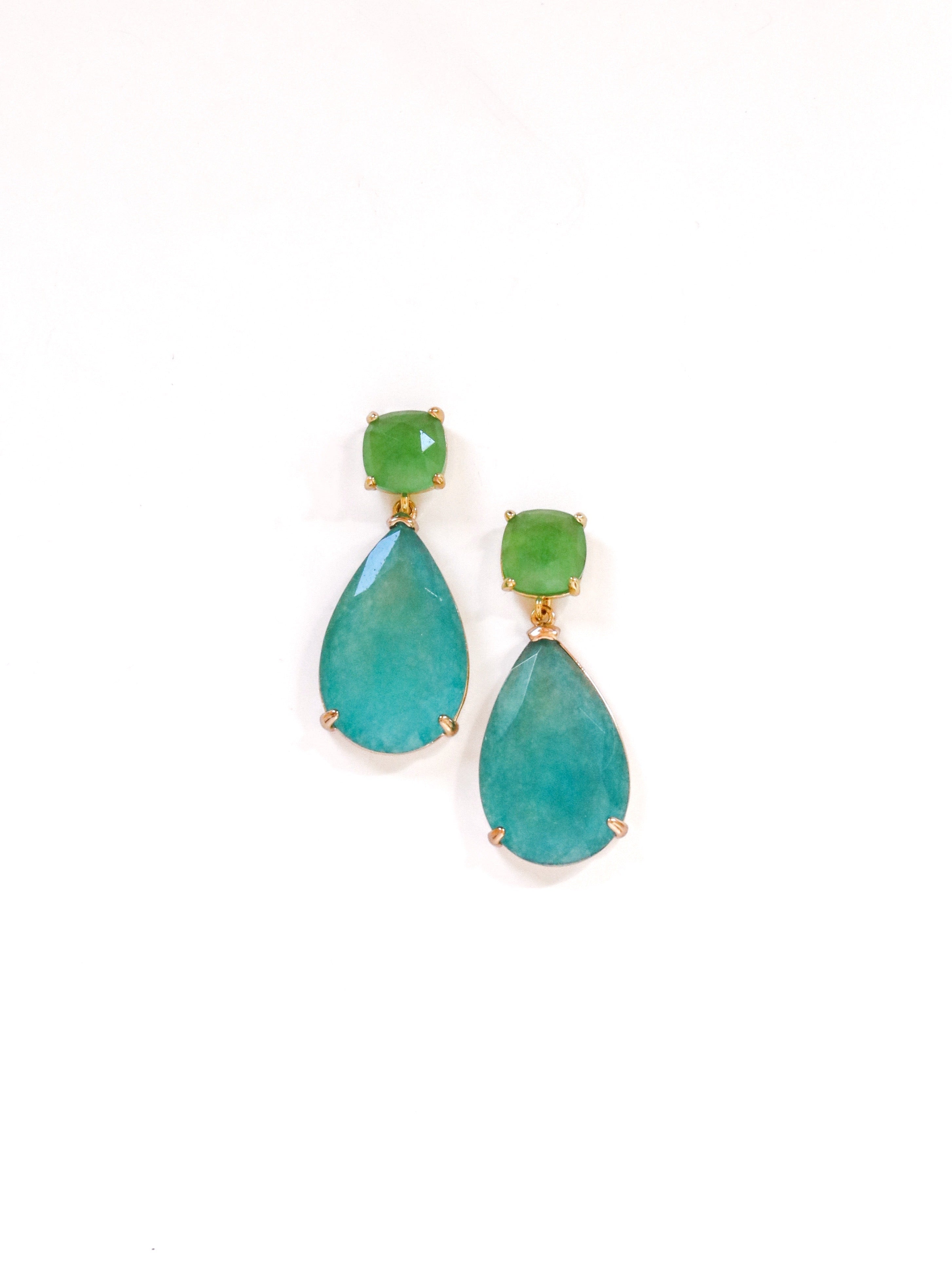 Green + Aqua Drops