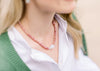 Baroque Beaded Rhodonite necklace