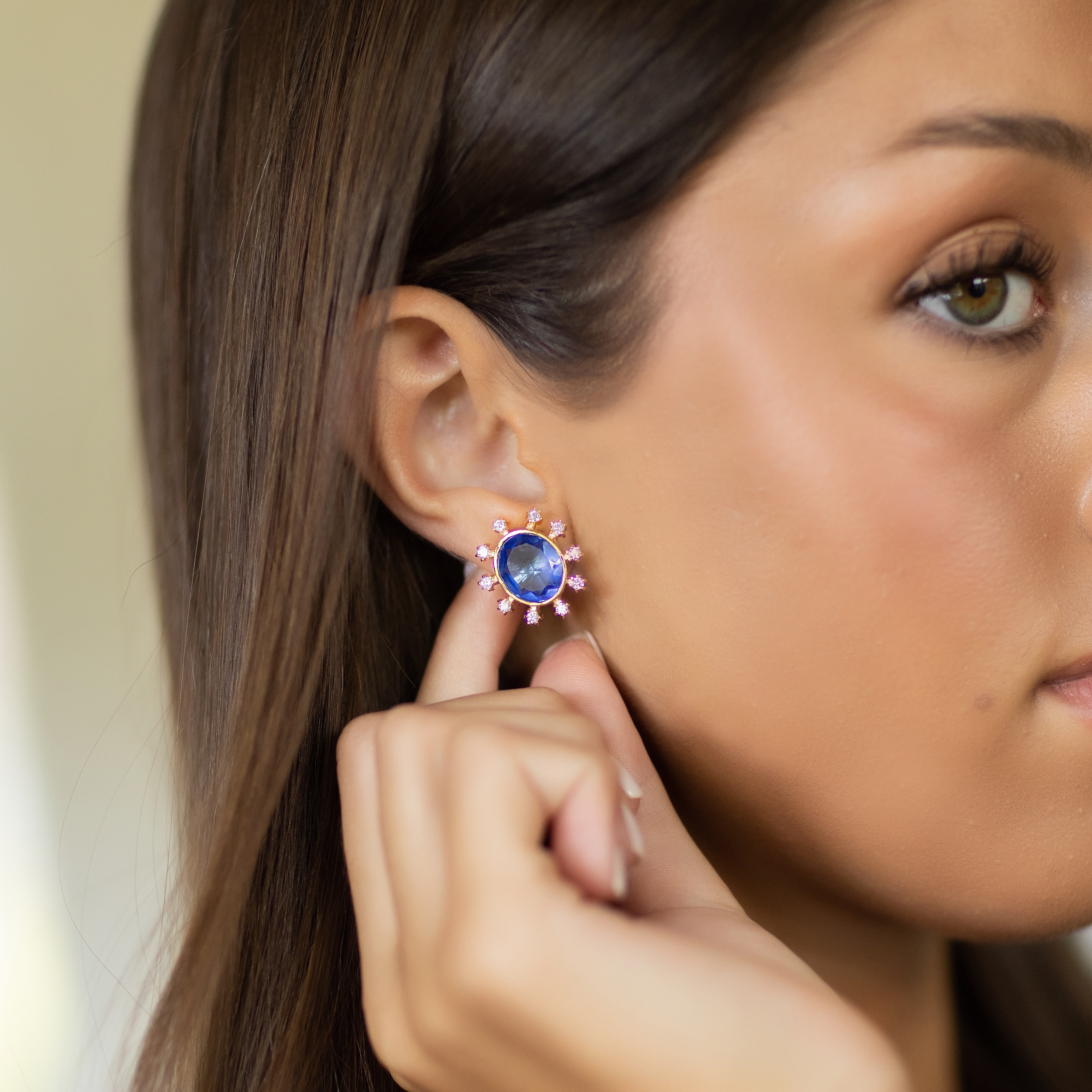 Bejeweled Tanzanite Studs