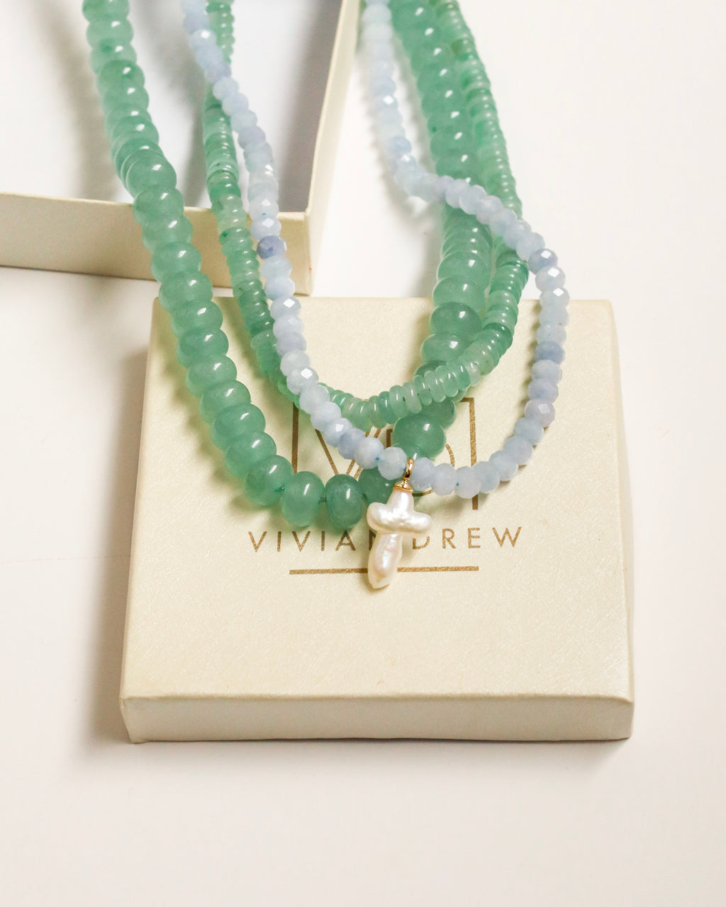 Aquamarine Cross