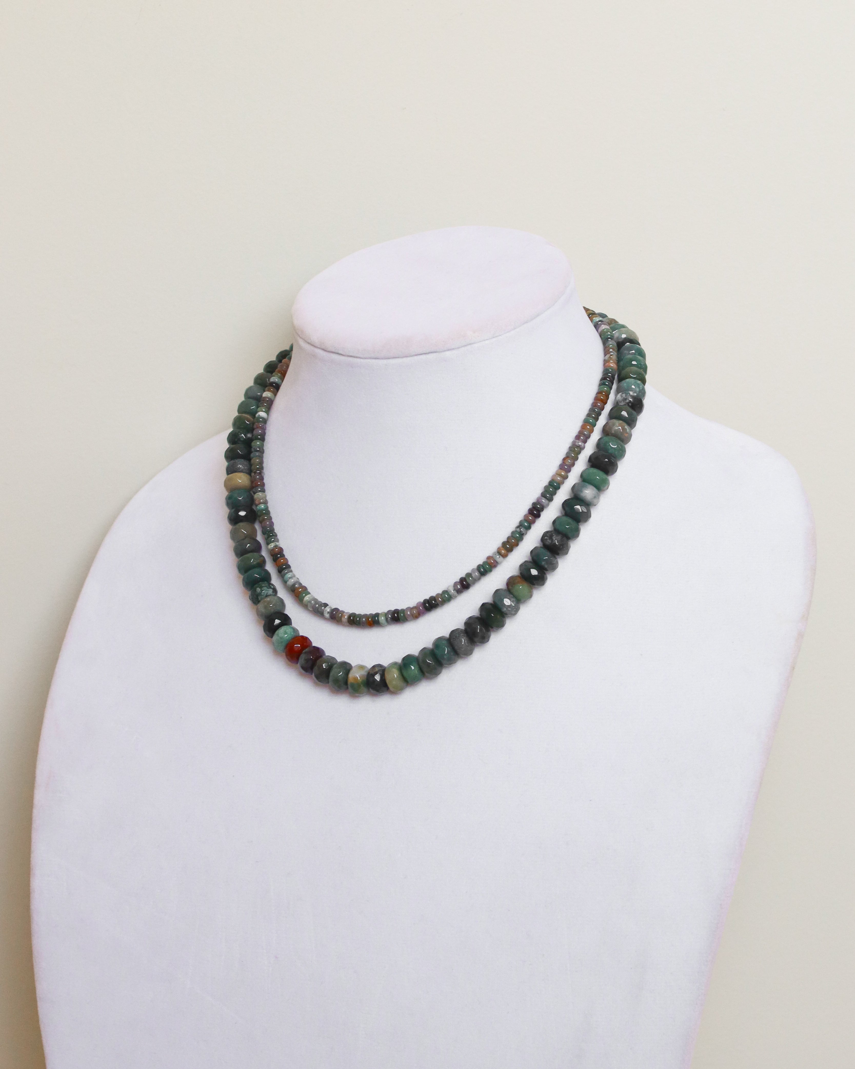 Indian Agate Double Strand