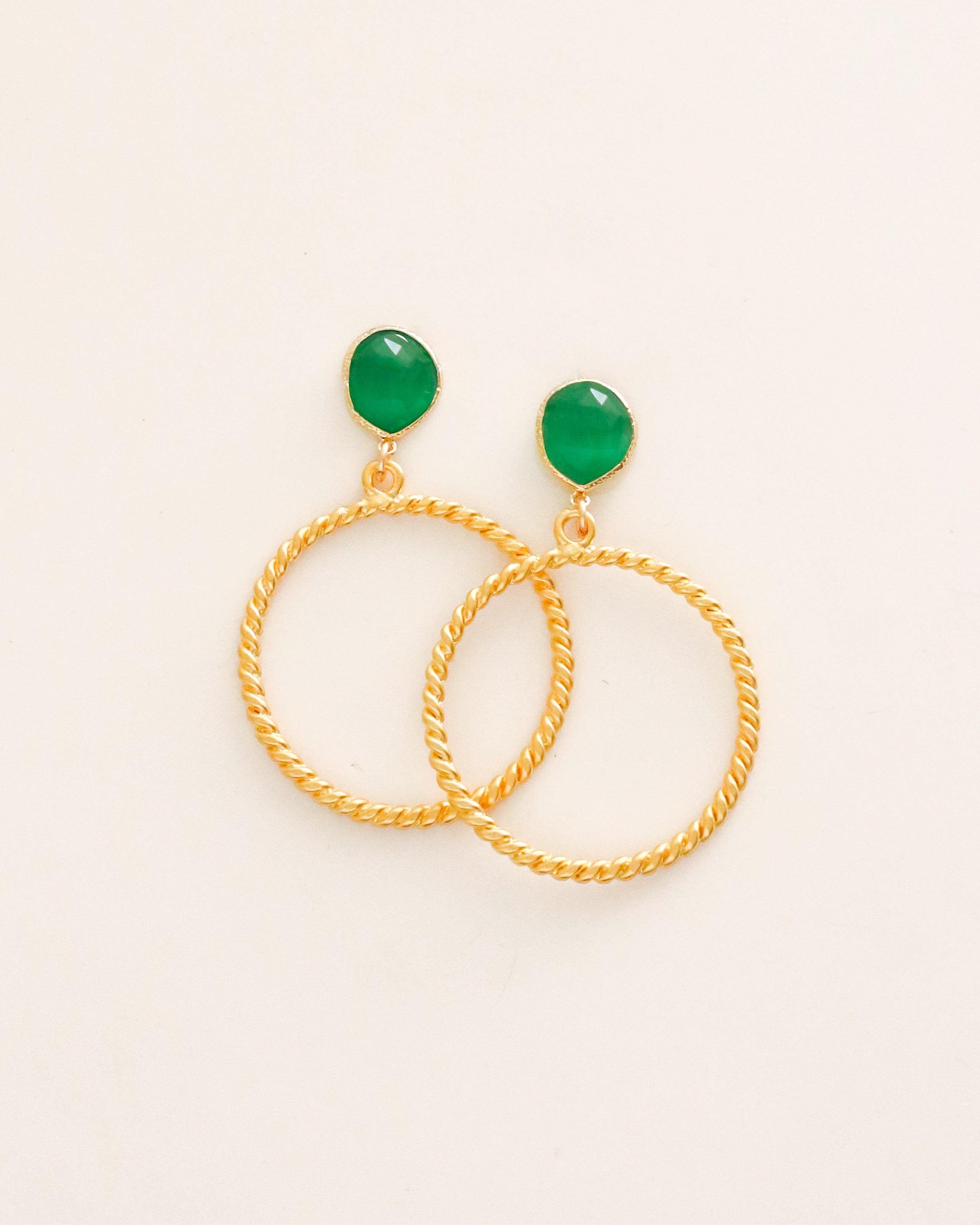 Green + Rope Hoops