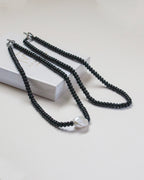 Beaded Black Necklace