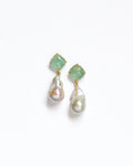 Rhombus Green +  Baroque drop