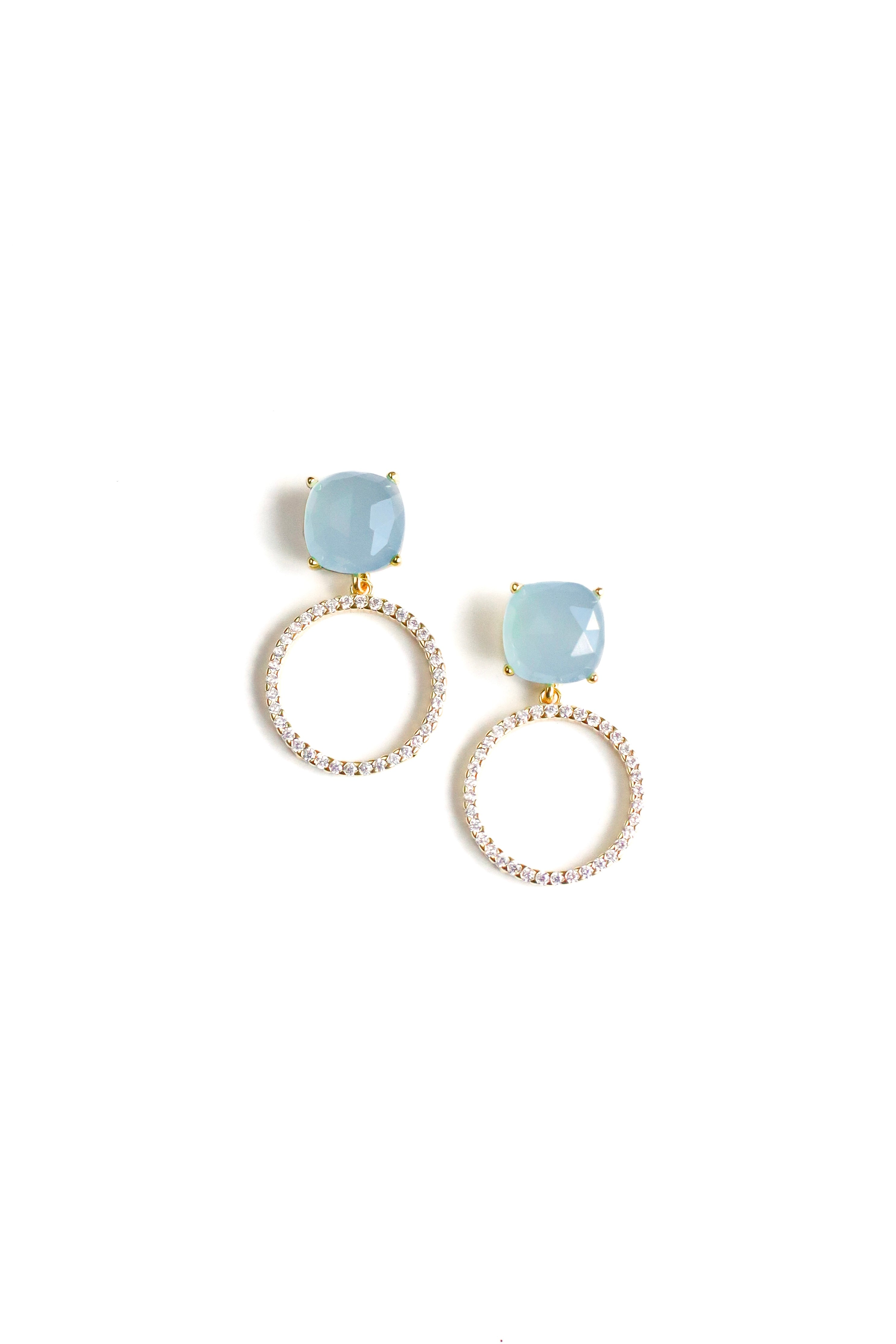 Baby blue + Glitzy Hoop
