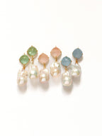Rhombus+ Baroque Drop In 3 stone color options