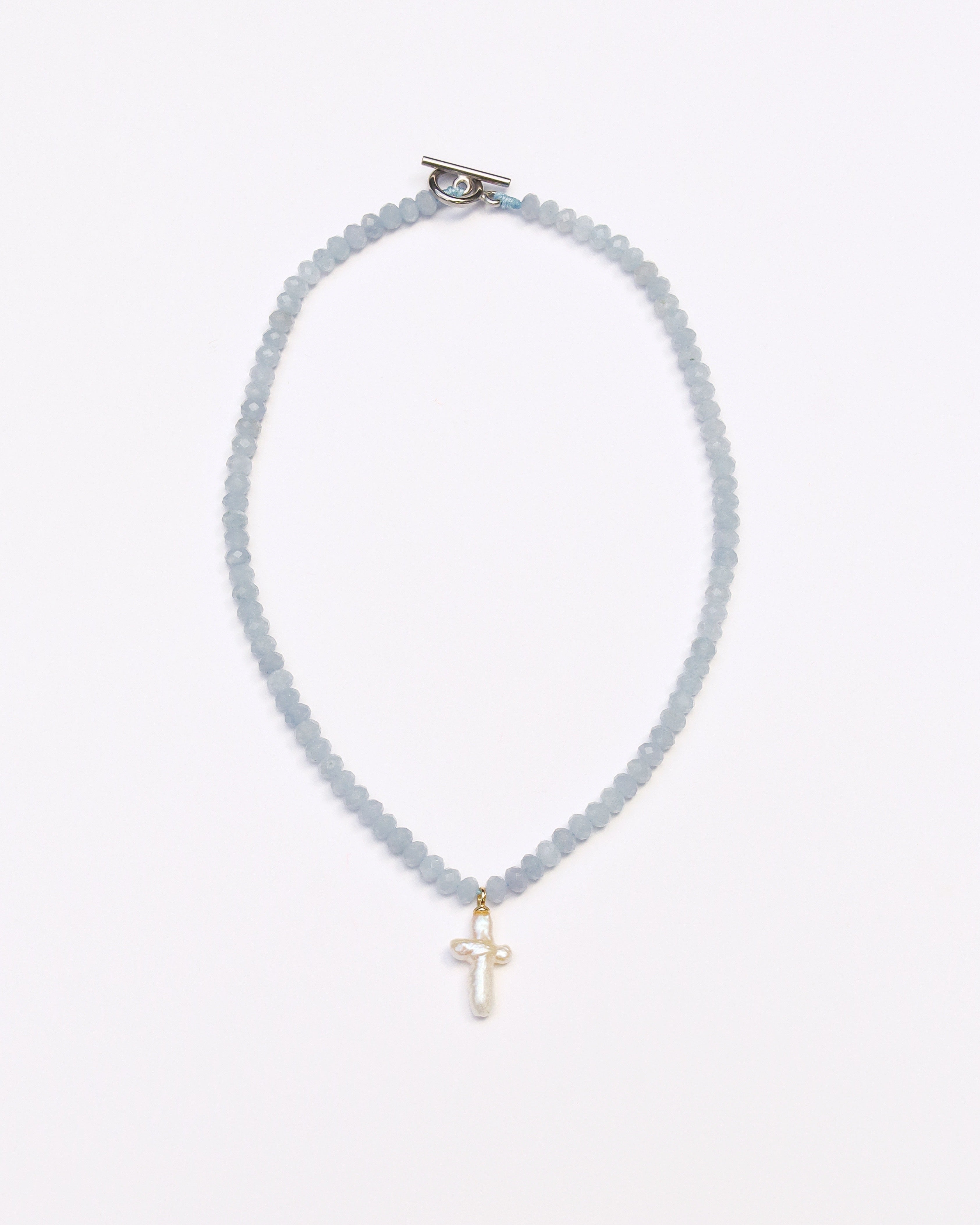 Aquamarine Cross