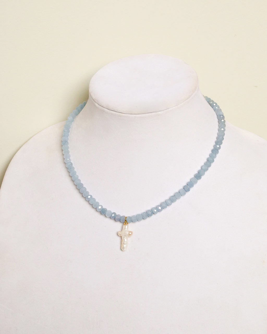 Aquamarine Cross