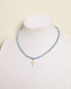 Aquamarine Cross