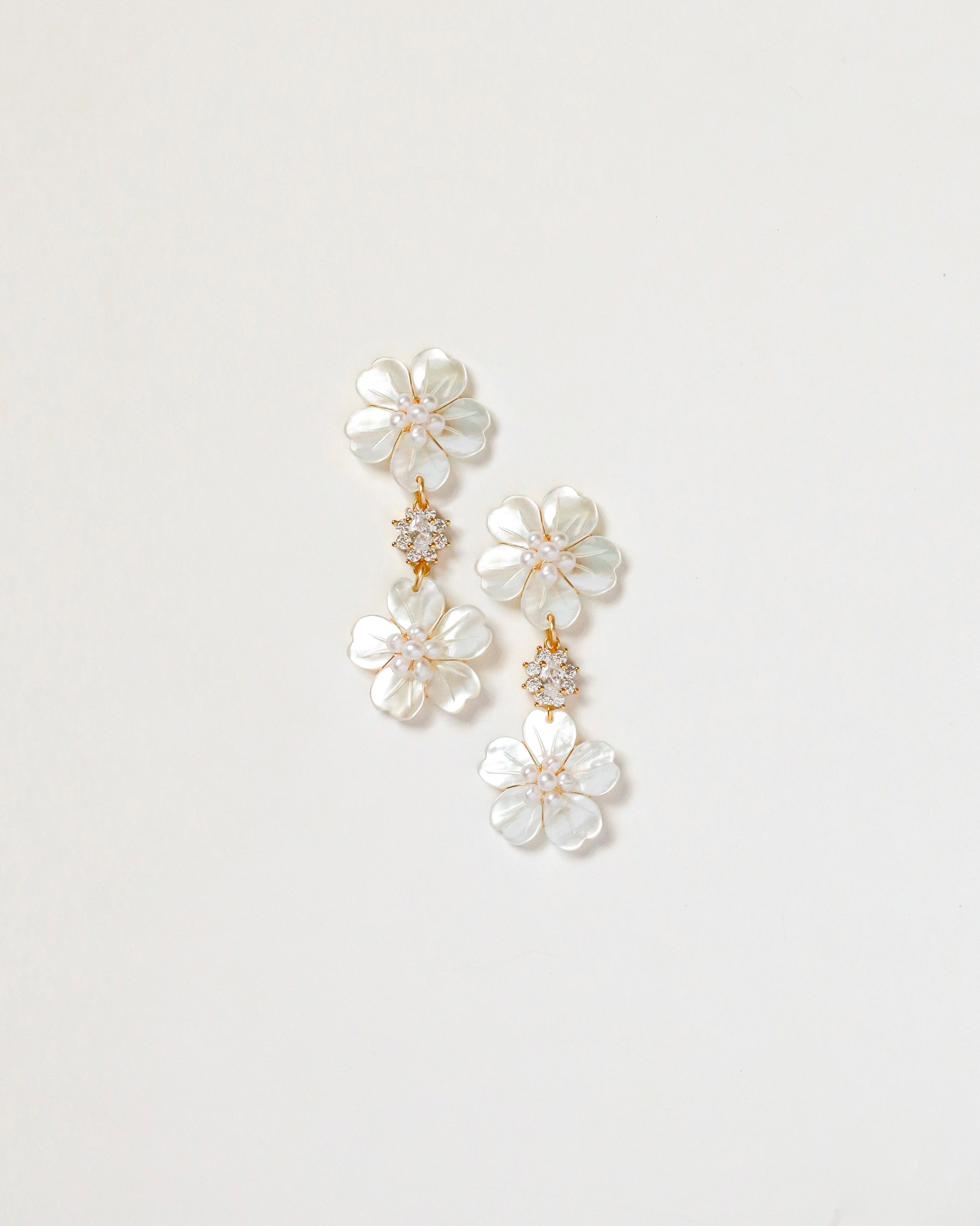 Pearl Flower +Glitzy  Flower +  Pearl Flower