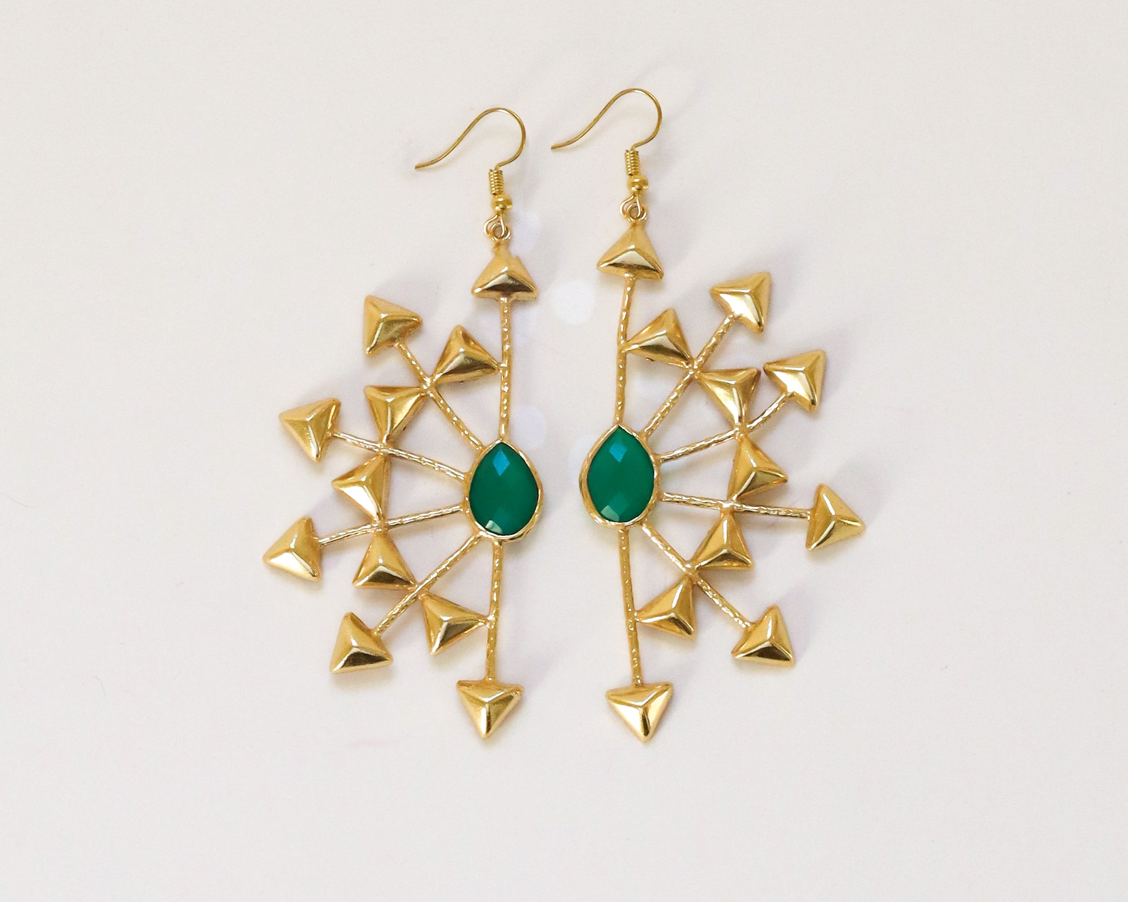 Gold + Sage Green Jade