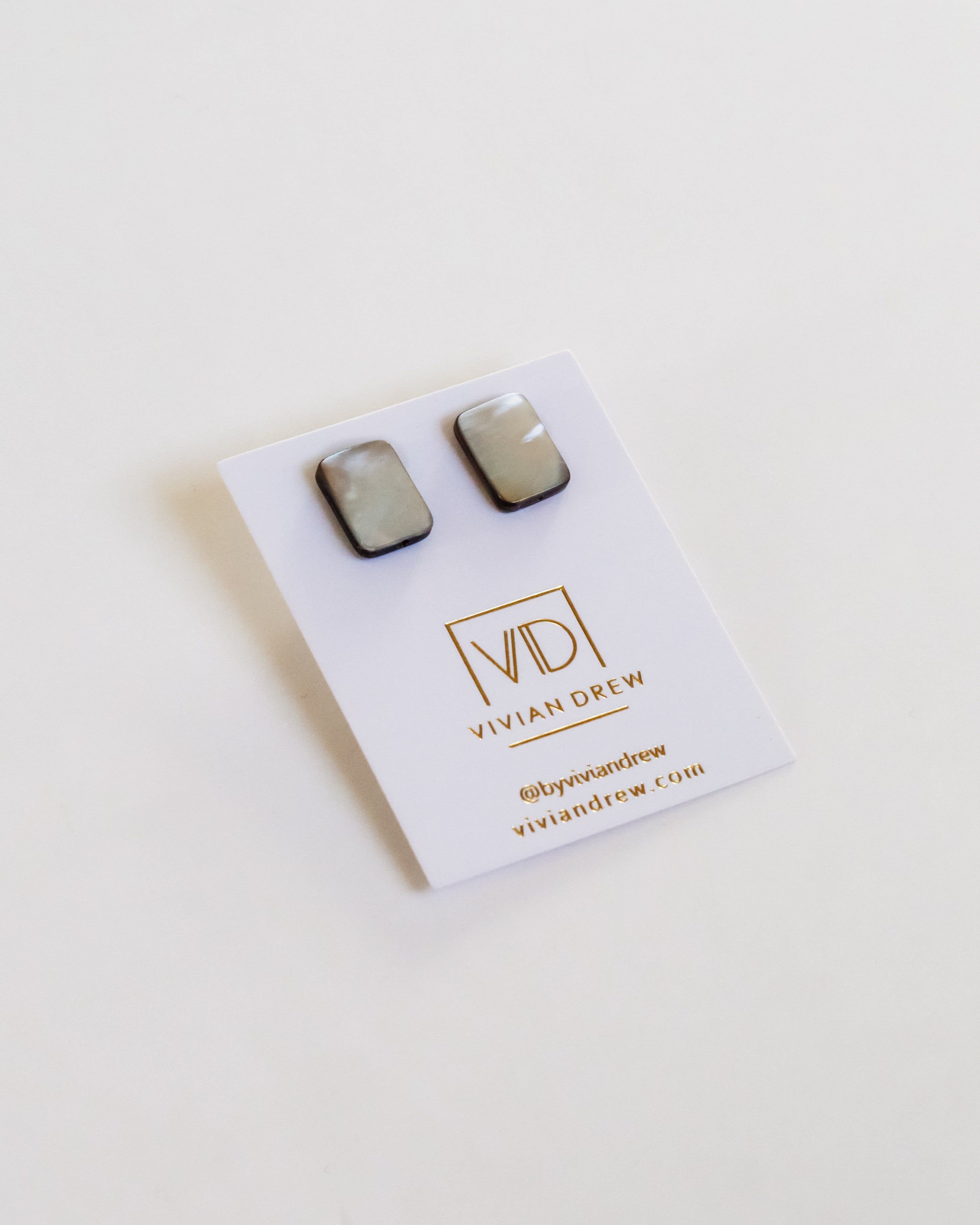 Grey Shell Studs