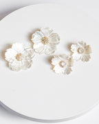 Medium Poppy Glitzy Studs
