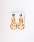 Turquoise + Gold Rings