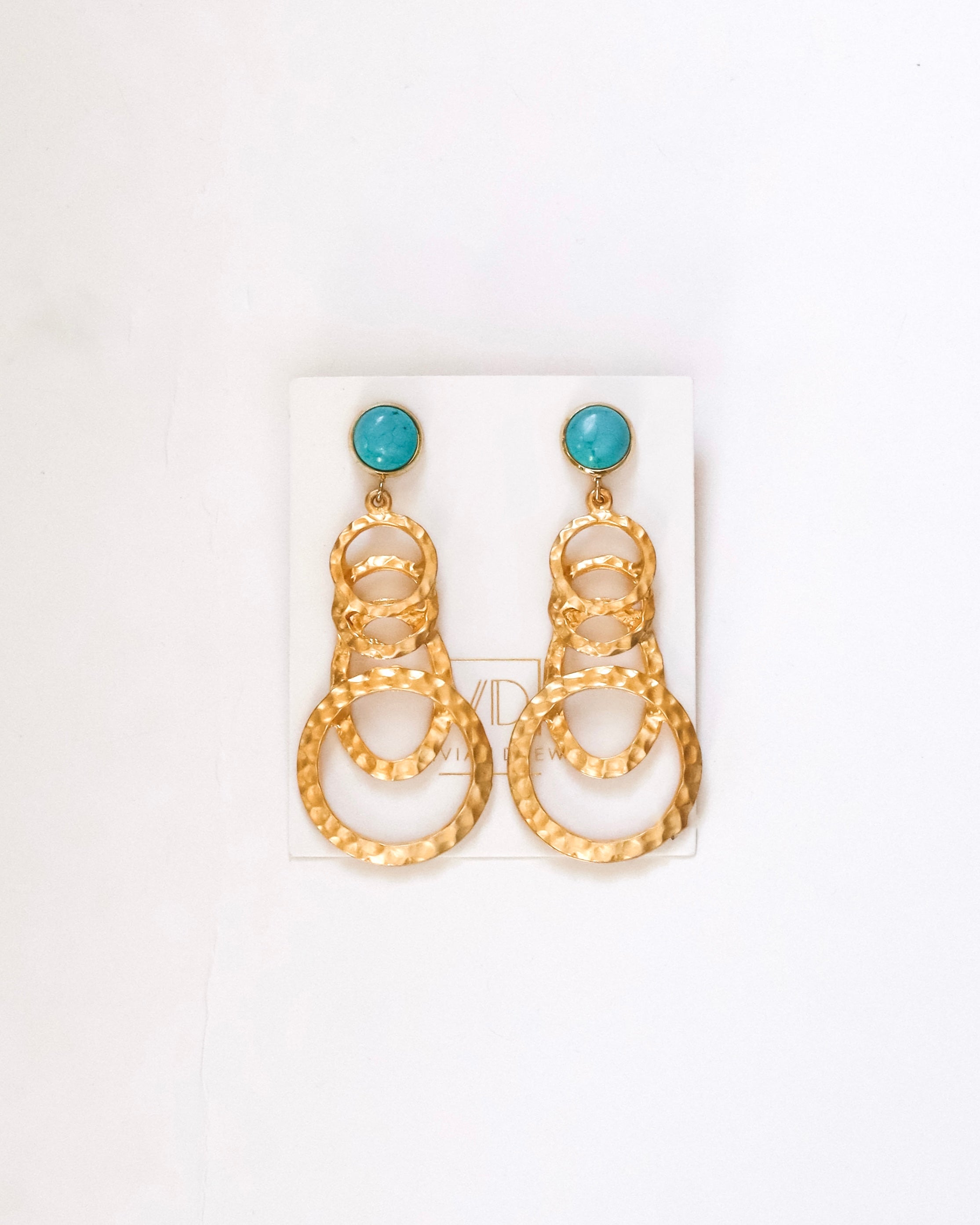 Turquoise + Gold Rings