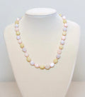 Multicolored Morganite Nugget Necklace