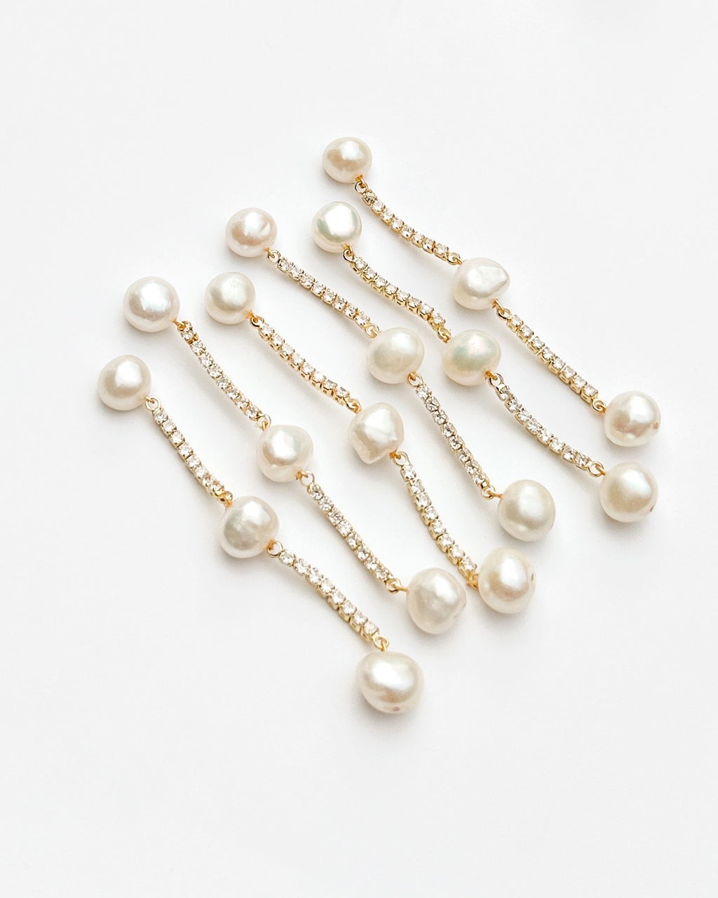 3 Drop Diamond Pearls