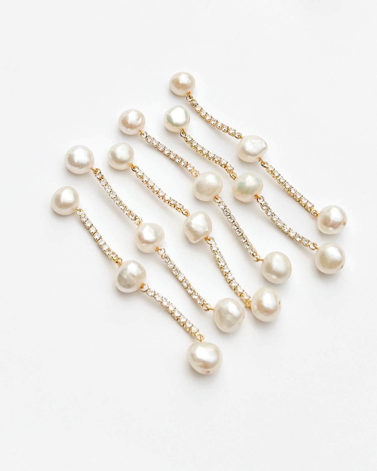 3 Drop Diamond Pearls