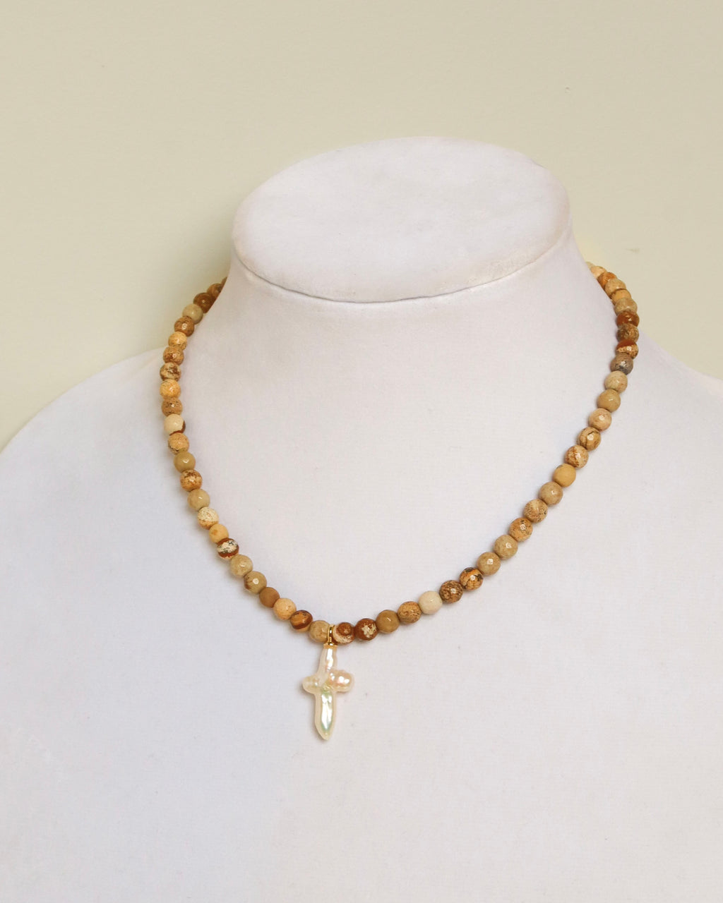 Light Brown Jasper Cross