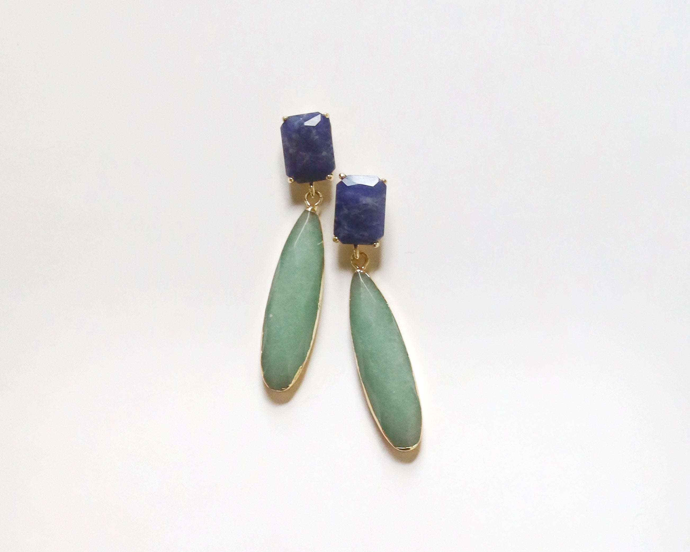 Gold + Sage Green Jade