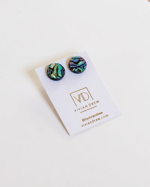 Abalone Shell Studs