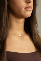 Dainty Eternity Pearl Necklace