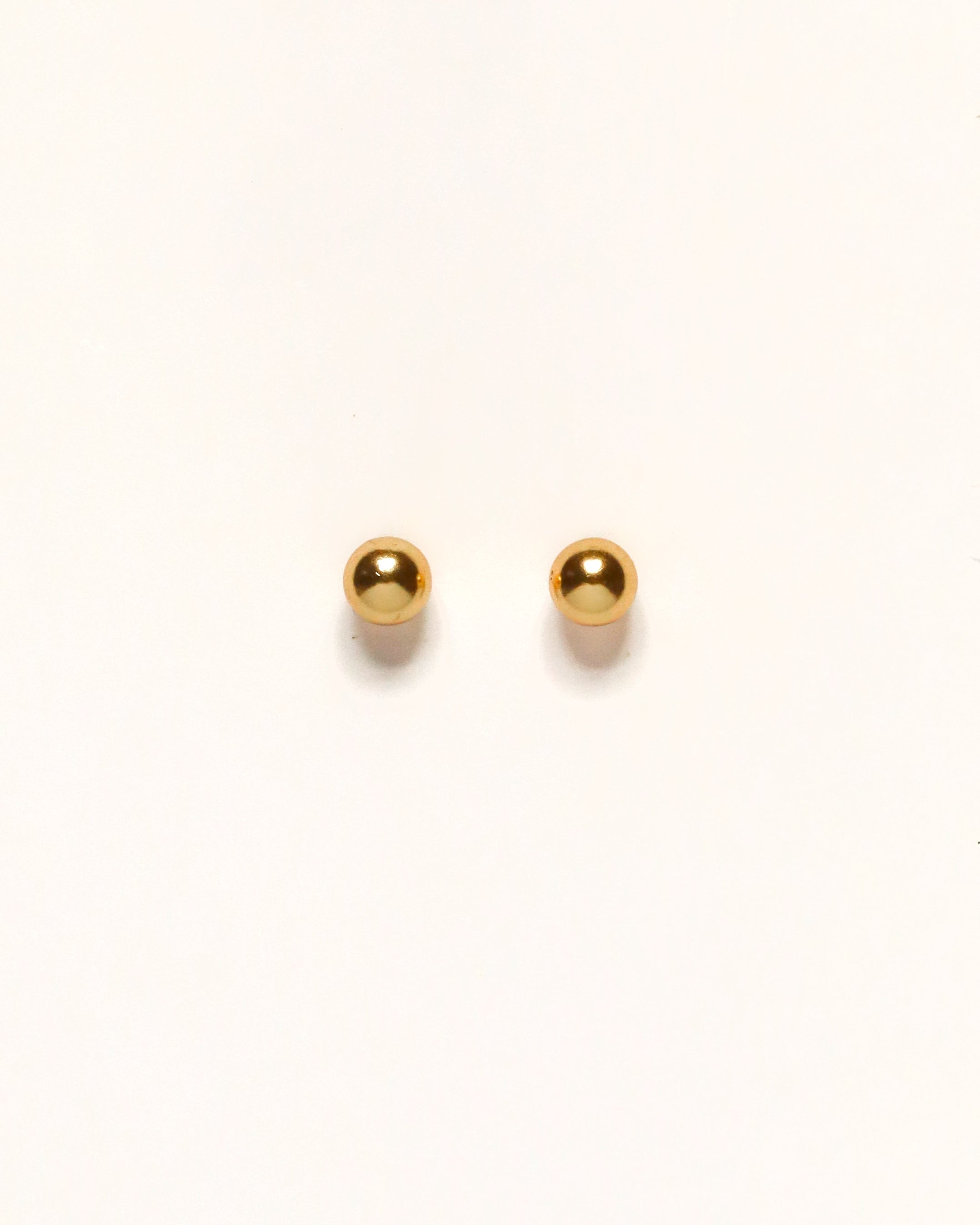 Mini Gold Ball Studs