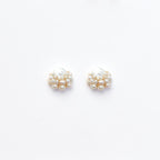 Pearl Cluster Drop Studs