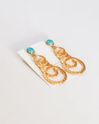 Turquoise + Gold Rings