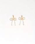 Diamond +Small 2 Loop Pearl Bows