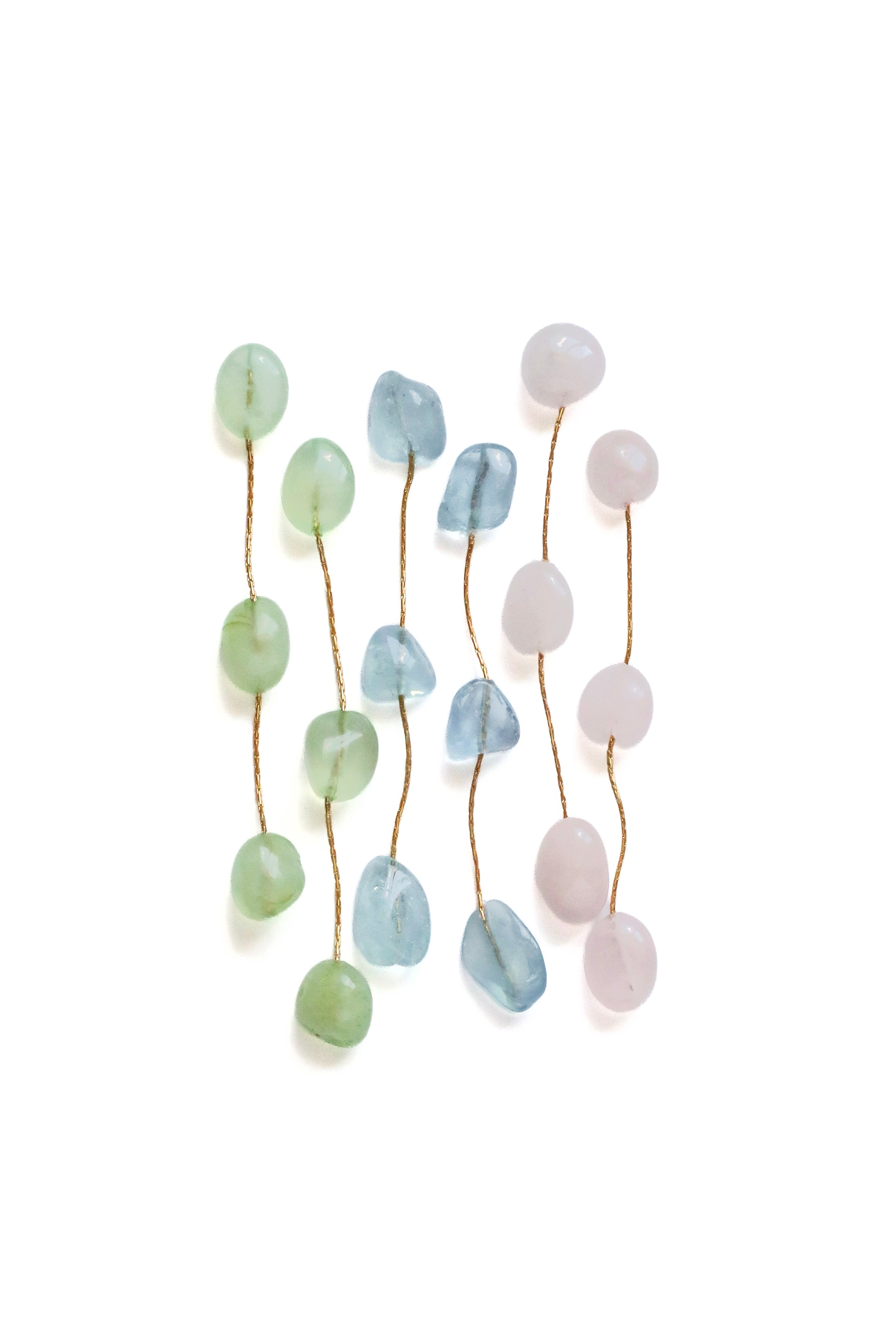 3 Stone Drop earrings