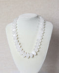 White Quartz Statement Stone Necklace