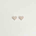 Beaded Pearl Hearts